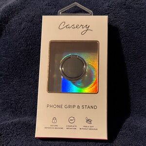 Casery Phone Grip & Stand - silver